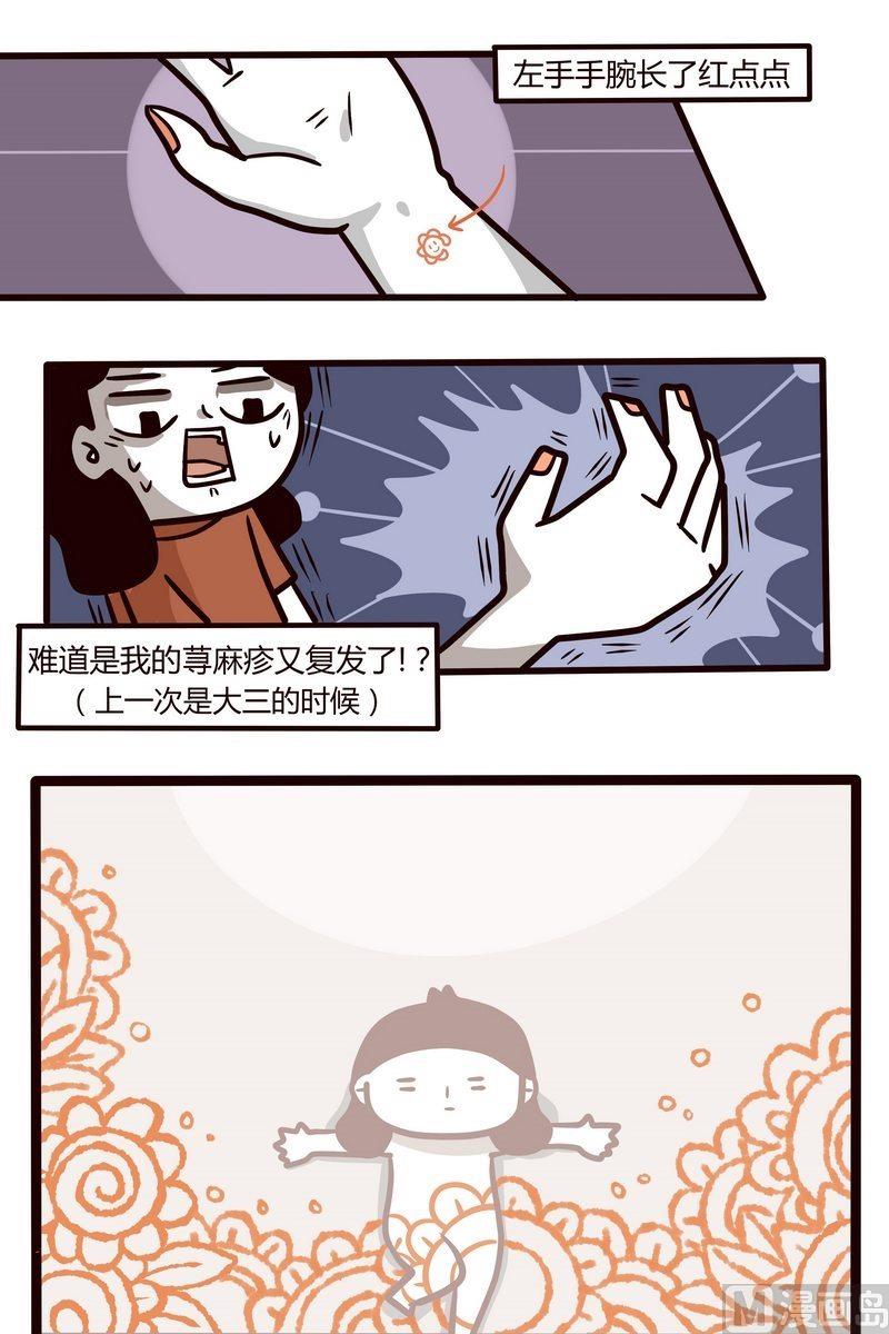 《忧郁日记》第84话 我与荨麻疹 第1页