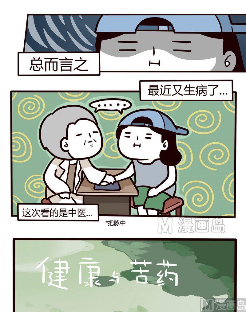 《忧郁日记》第87话 苦药与健康 第1页