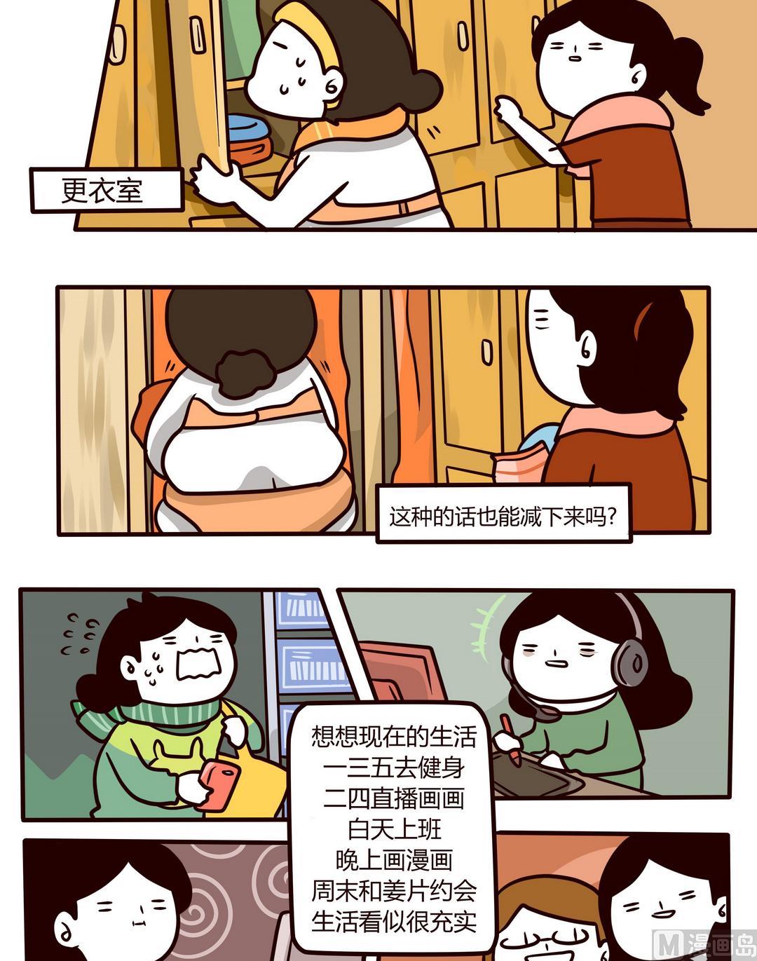 《忧郁日记》第104话那就去健身吧! 第11页
