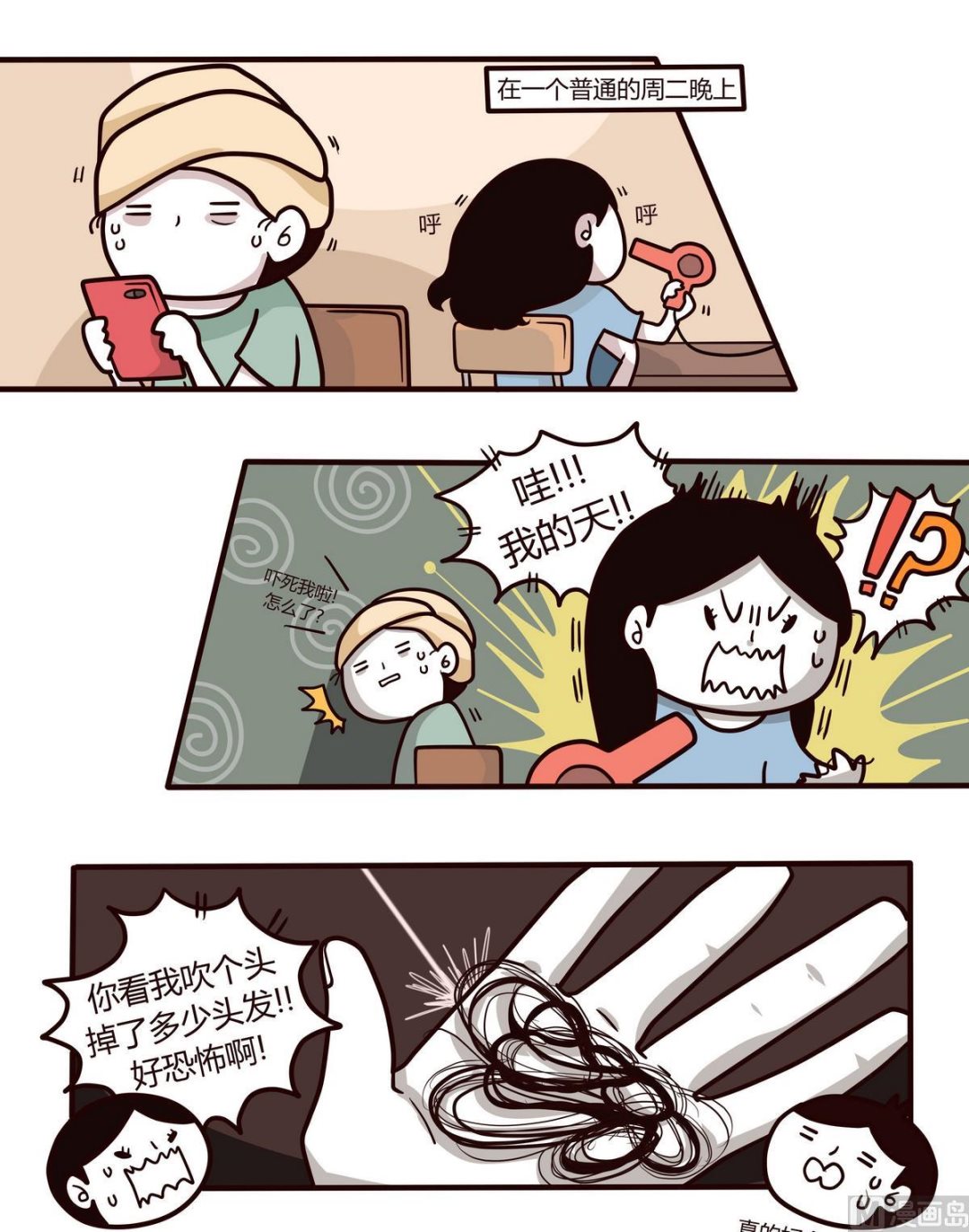 《忧郁日记》第114话秃头日记 第1页