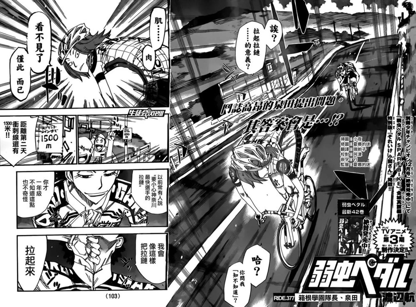 《飙速宅男【BILI】》377 箱根学园队长，泉田 第2页