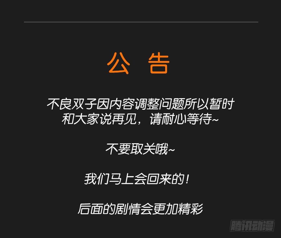 《不良双子》公告 第3页