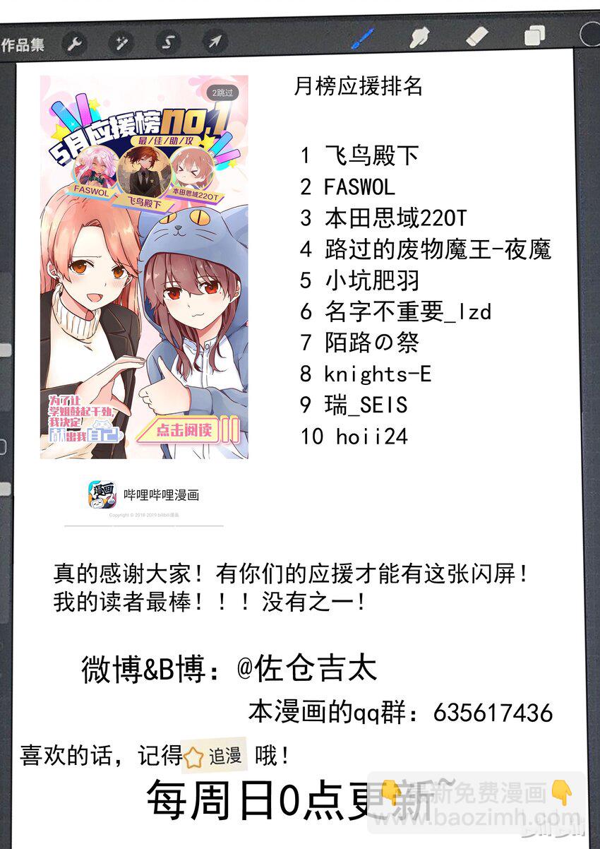 《为了让学姐鼓起干劲，我决定献出我自己》023 孤女寡女共处一室…… 第15页