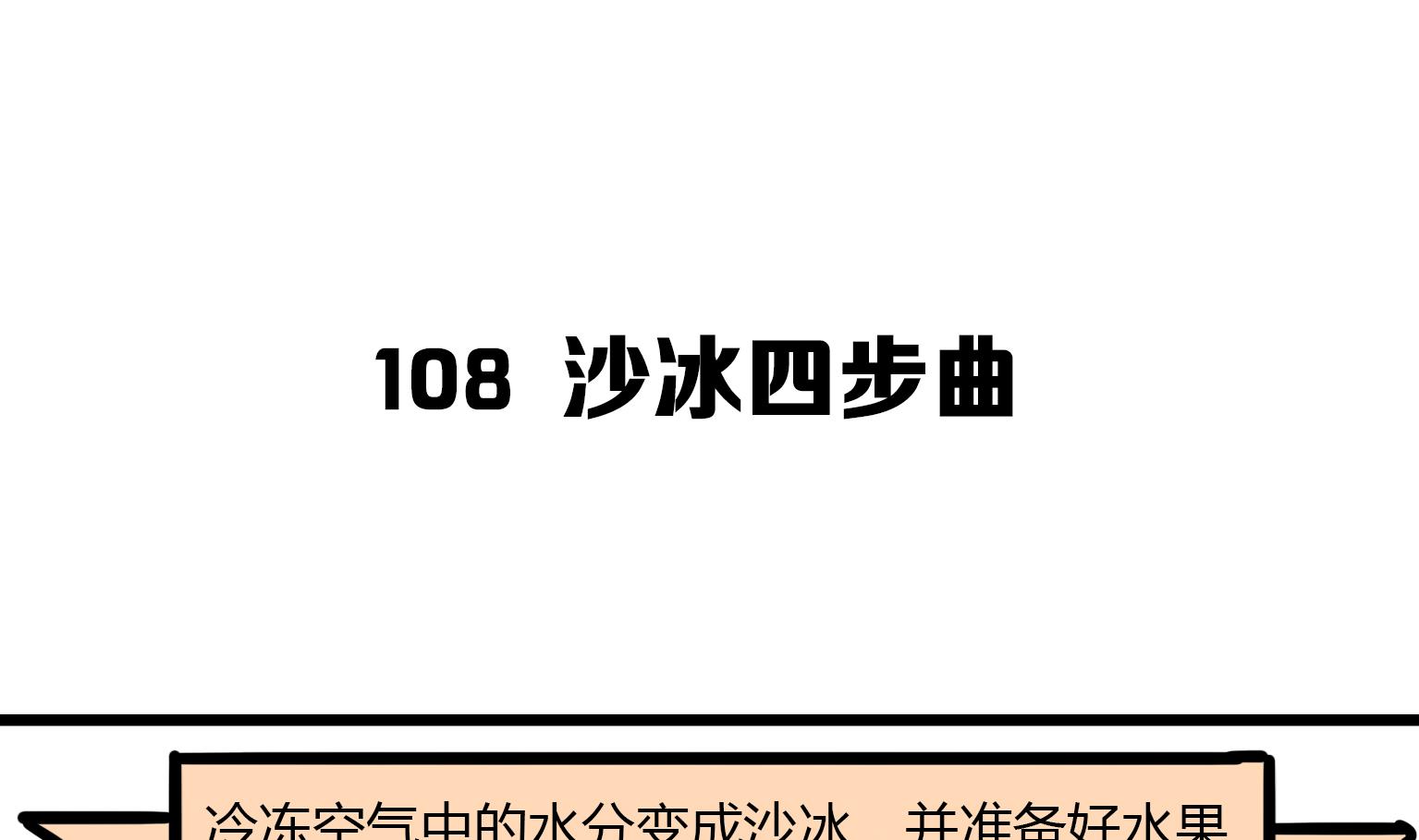 《今天的噗噗镇》第108话 沙冰四部曲 第1页