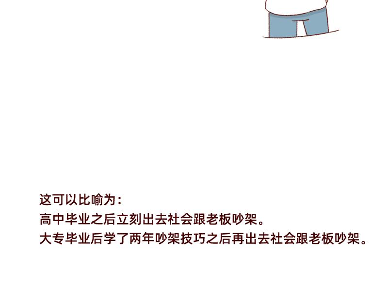 《加零的漫画日记》高考后选专业很重要 第23页