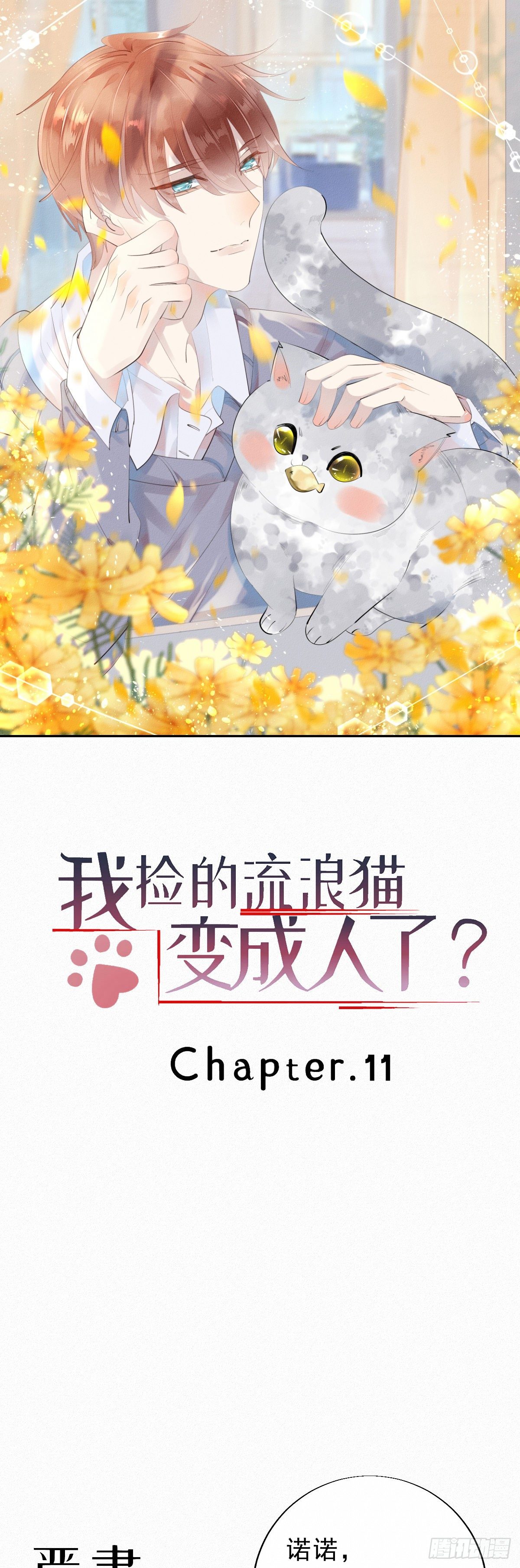 《我捡的流浪猫变成人了？》11.这必不可能！ 第1页