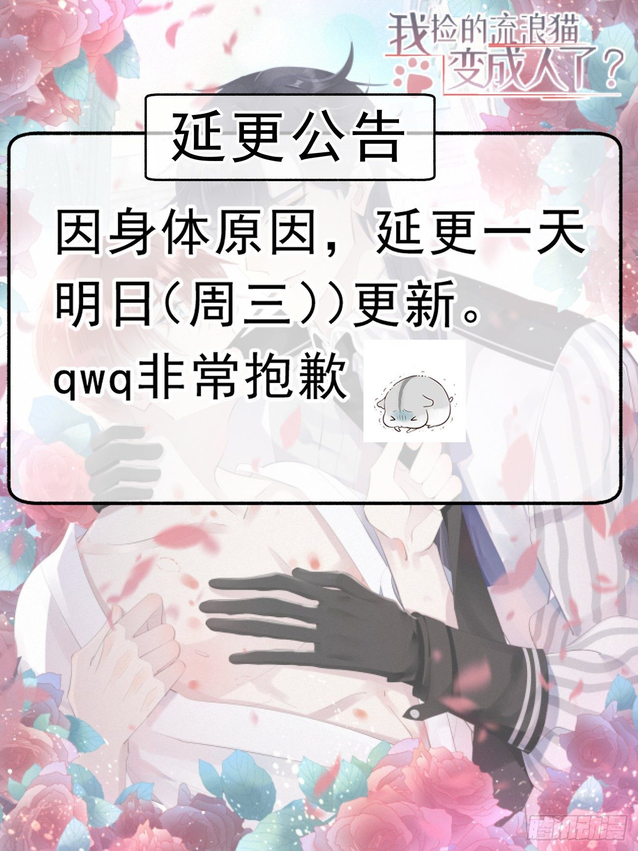 《我捡的流浪猫变成人了？》公告 第1页