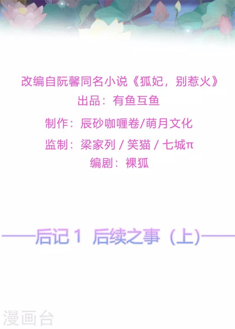 《狐妃,别惹我》后记1 后续之事（上） 第2页