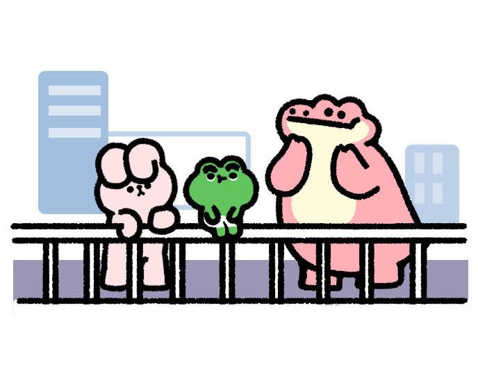 《鳄里斯和鱼英俊》今天出门我看到老朋友从天上飘过 第13页