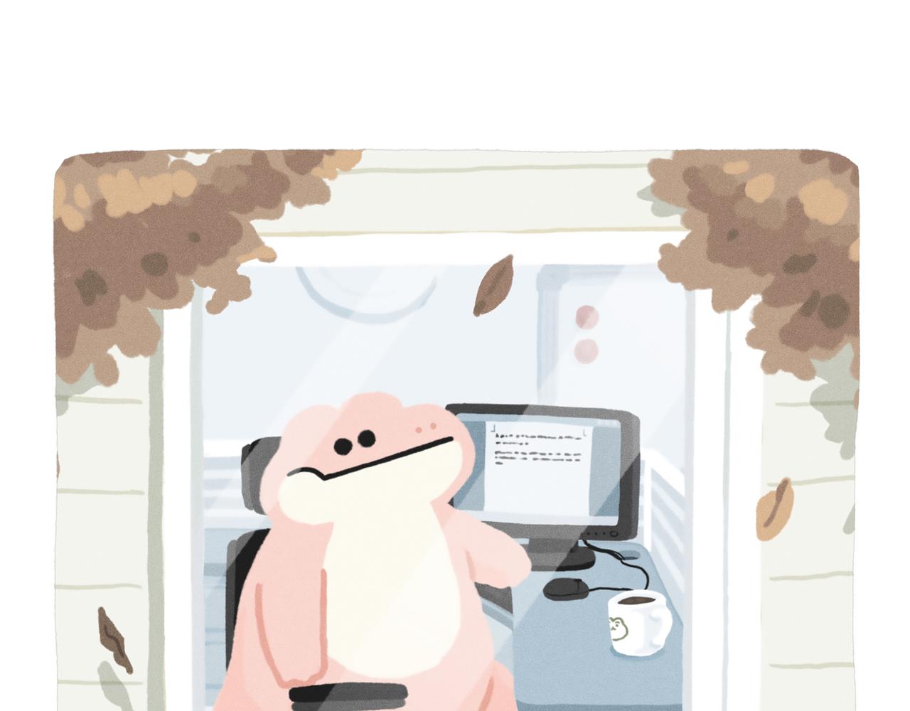《鳄里斯和鱼英俊》中秋节前一天，老爸离家出走了 第1页