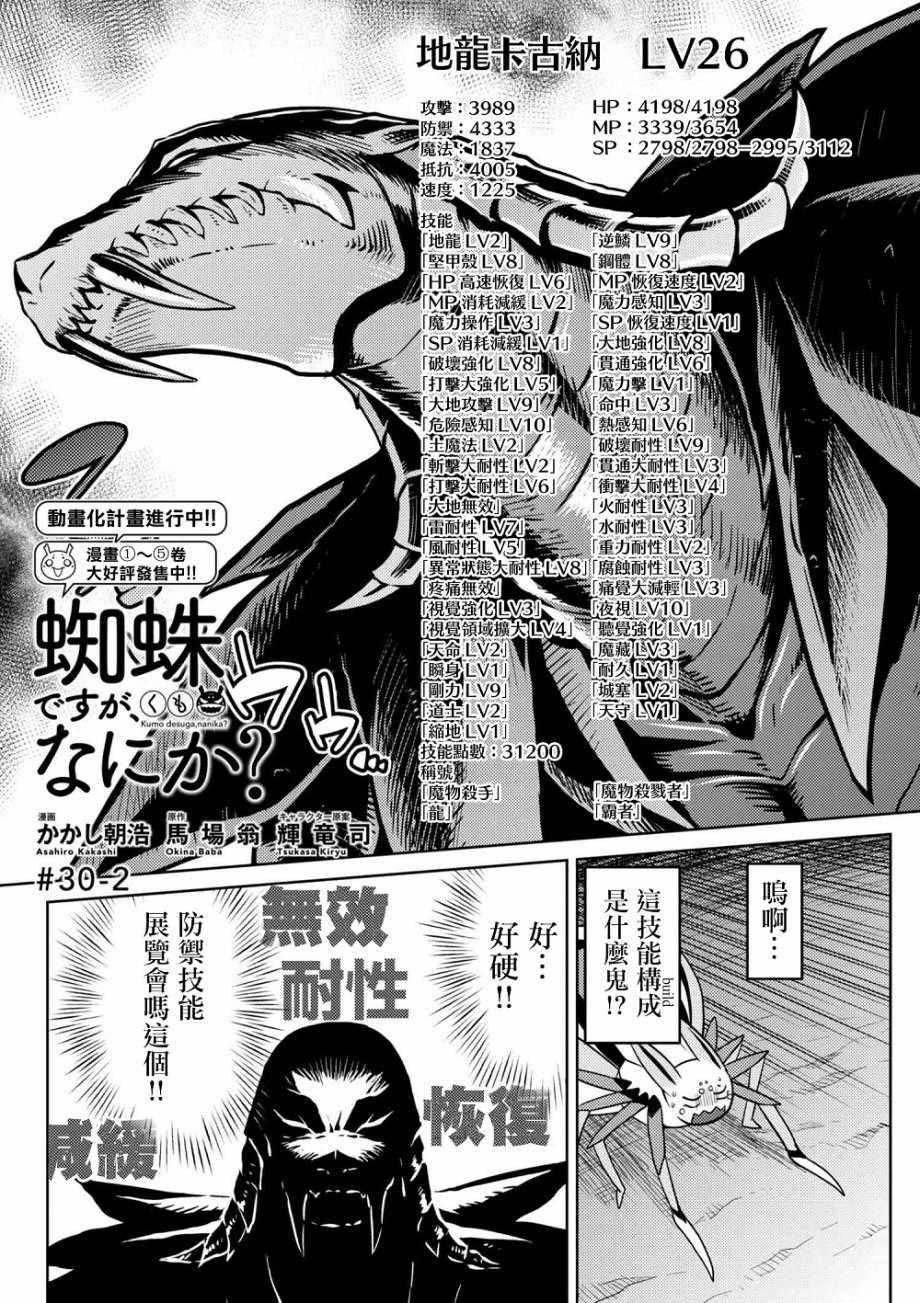 《不过是蜘蛛什么的》第30.2话 第1页