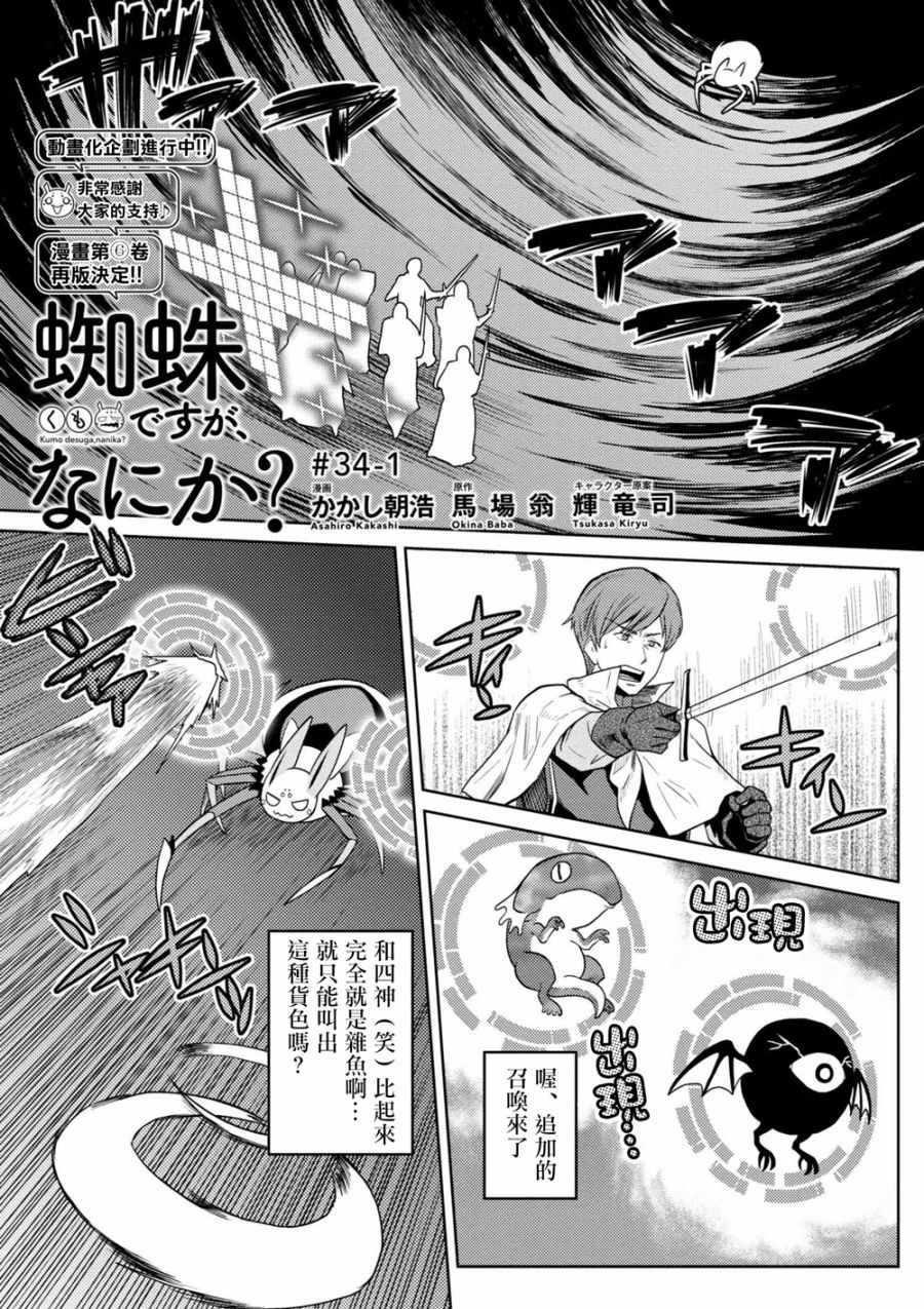 《不过是蜘蛛什么的》第34.1话 第1页