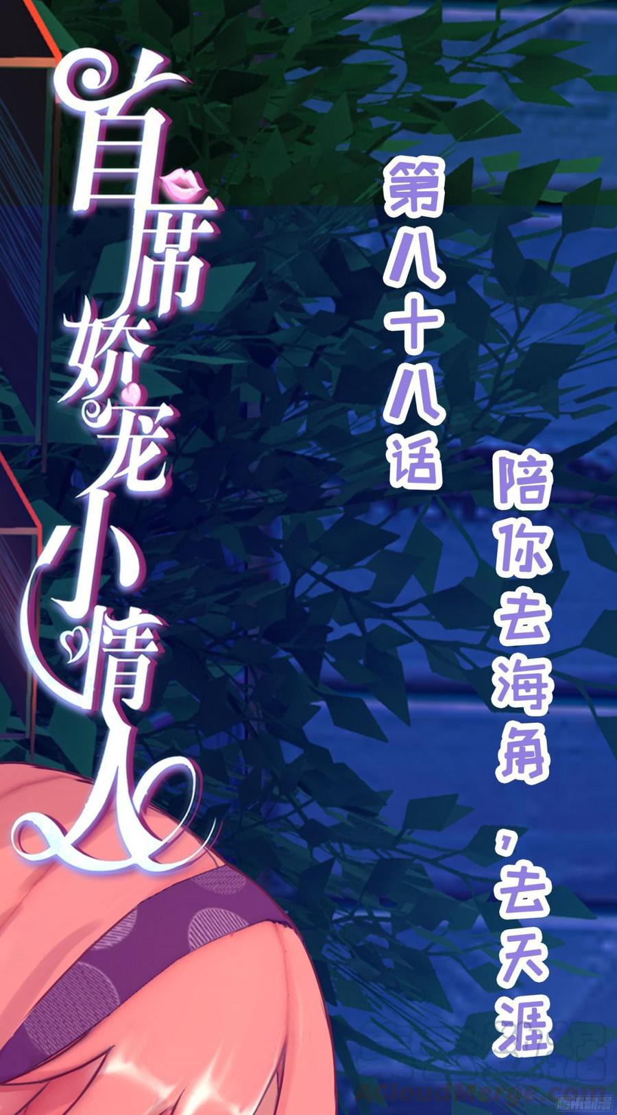 《首席娇宠小甜心》088 陪你去天涯，去海角 第1页