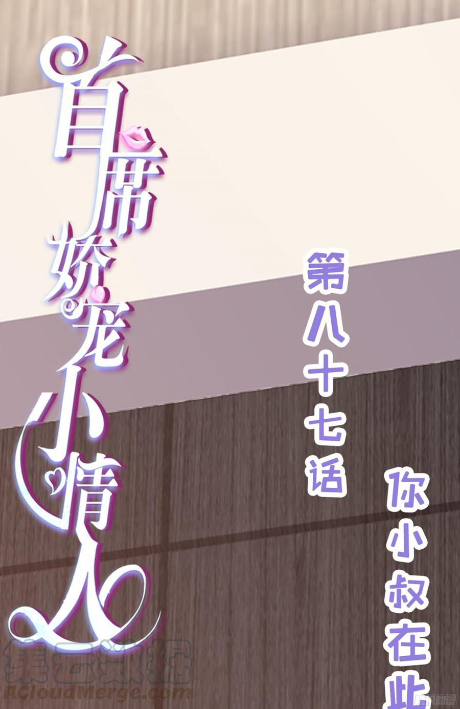《首席娇宠小甜心》087 你小叔在此 第1页