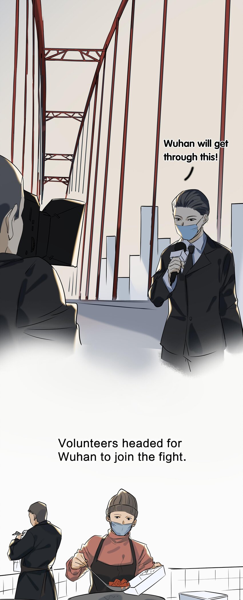 《漫画战“疫”》02 武汉战“疫”图 海外版 第13页
