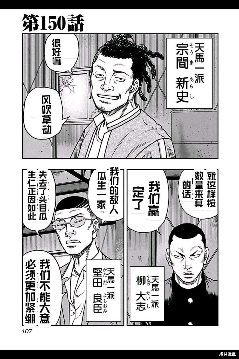 《热血高校crows外传-九头神龙男外传》第150话 第1页