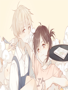 《纯爱作者与男特助》漫画封面图 - tl漫画