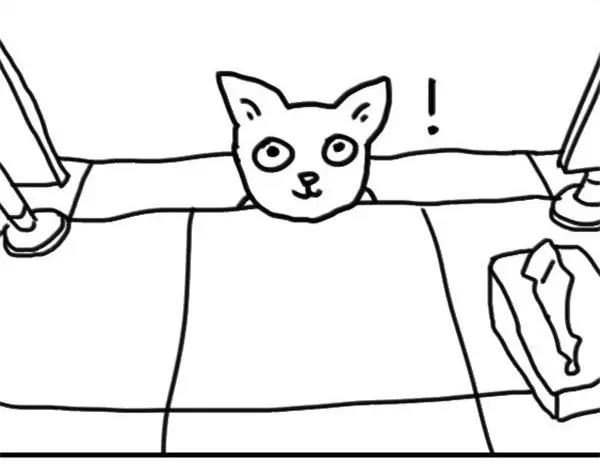 《设计系奶盖日常》第39话 猫看我拉屎 第3页