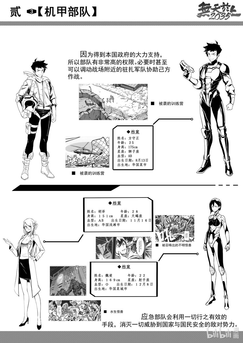 《无天于上2035》番外 设定集（1） 第5页