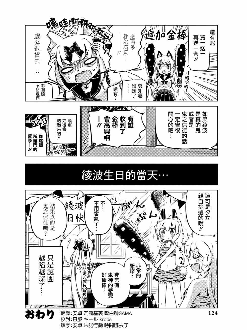 《碧蓝航线官方漫画》送给鬼神的礼物 第6页