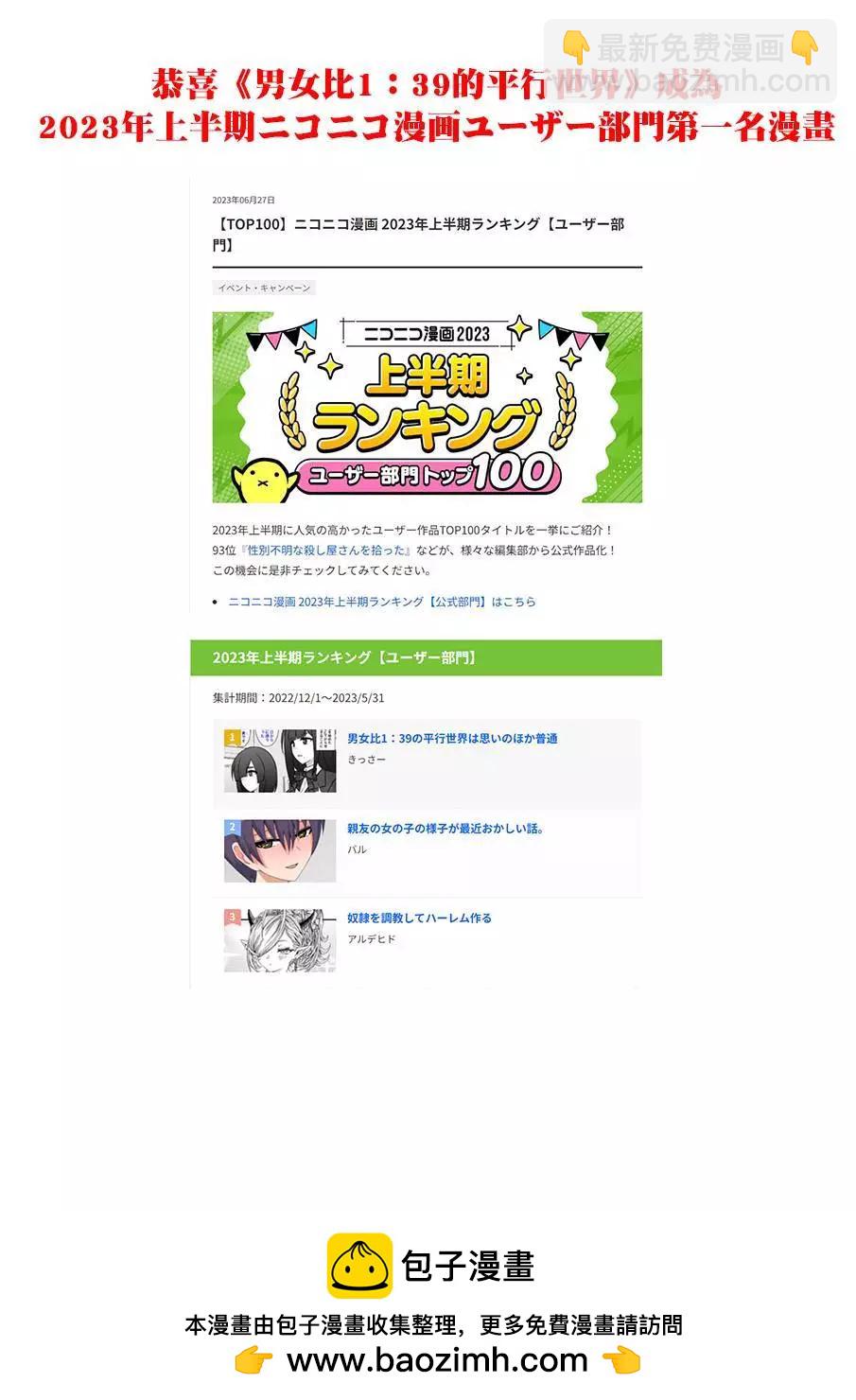 《男女比139的平行世界》第97话 第13页