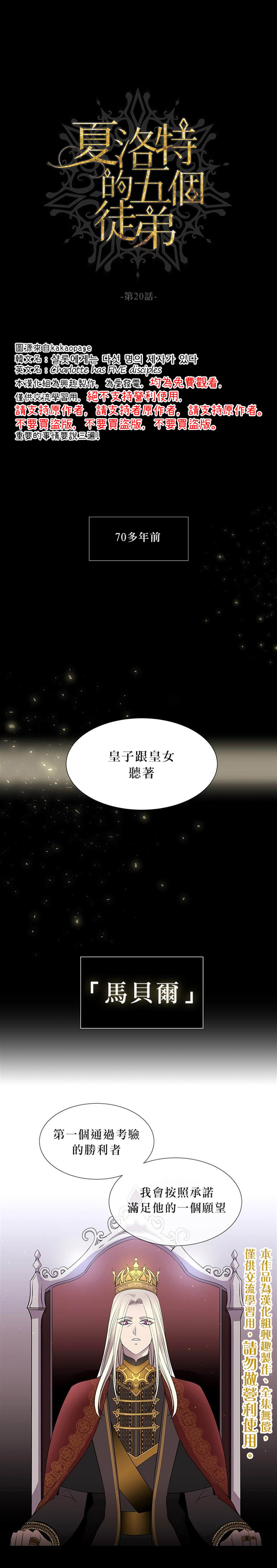 《夏洛特的五个徒弟》第20话 第1页