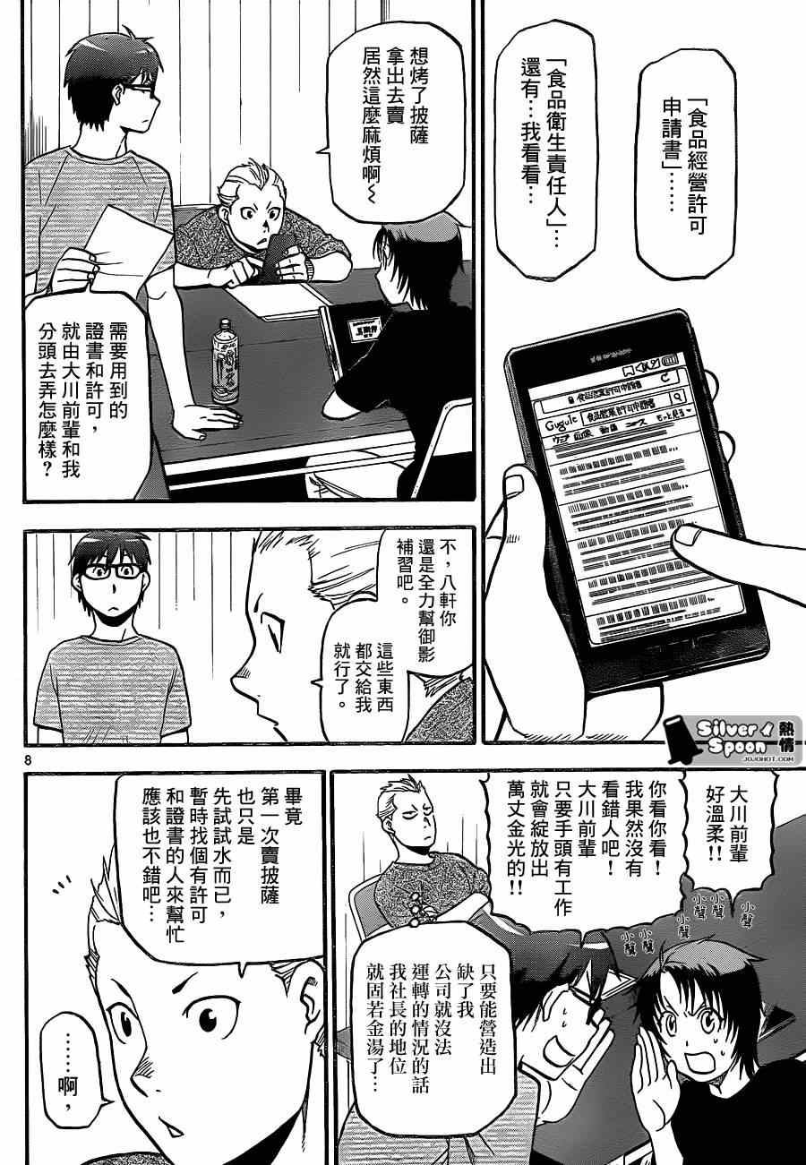 《白银之匙》第105话 四季之卷8 第8页