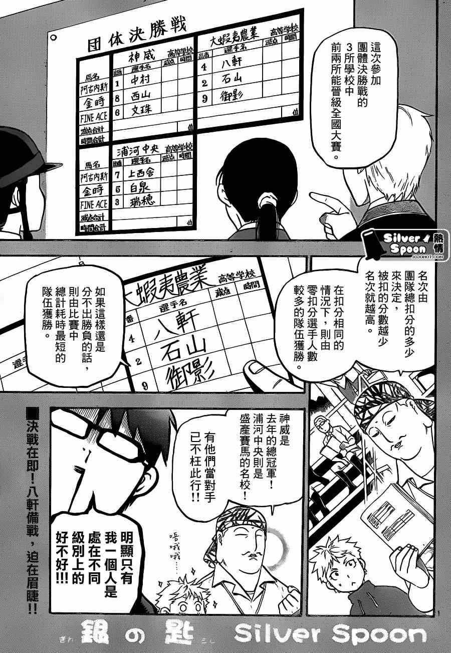 《白银之匙》第107话 四季之卷10 第1页