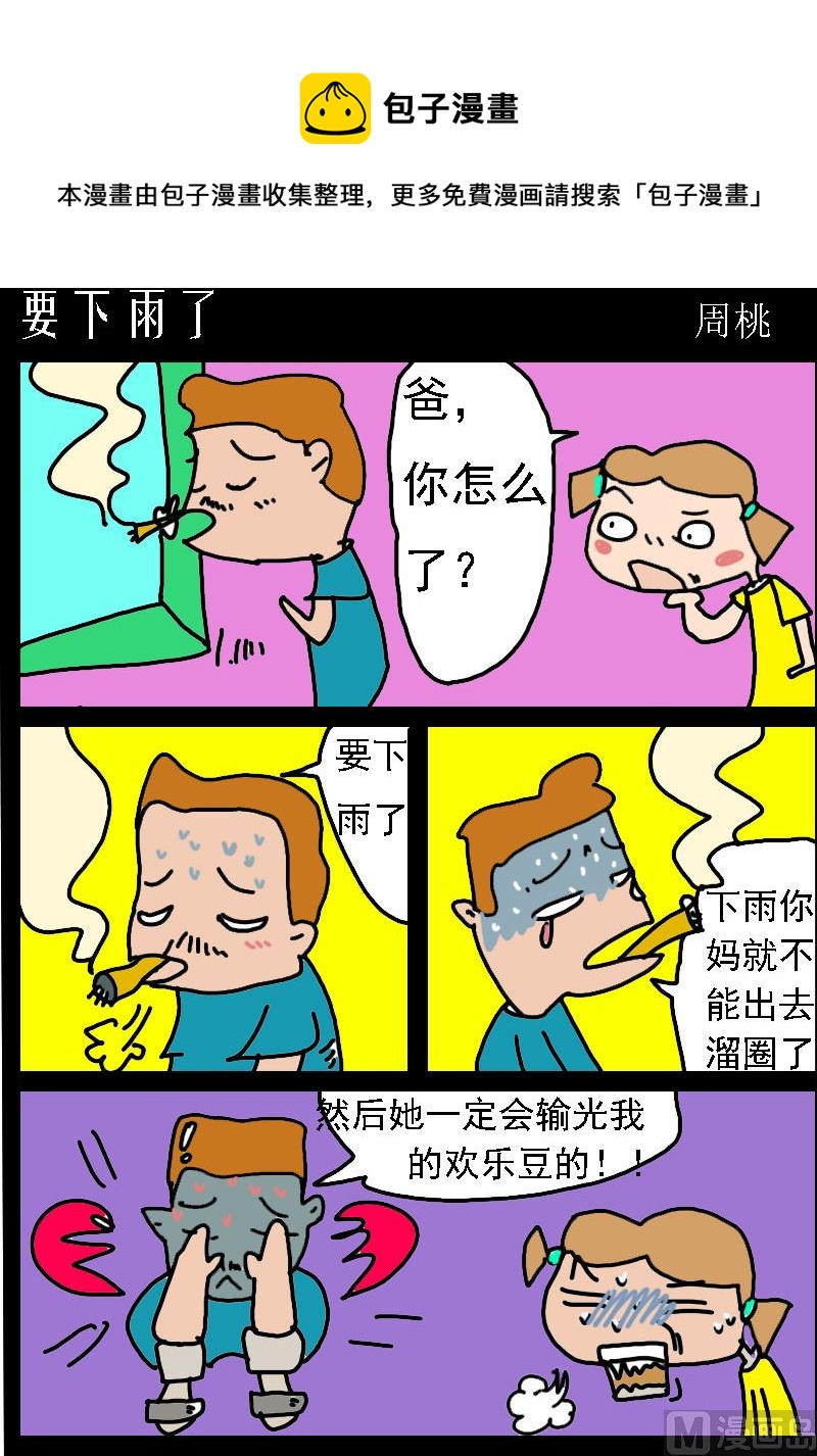 《肥仔故事1》第083话 要下雨了 第1页