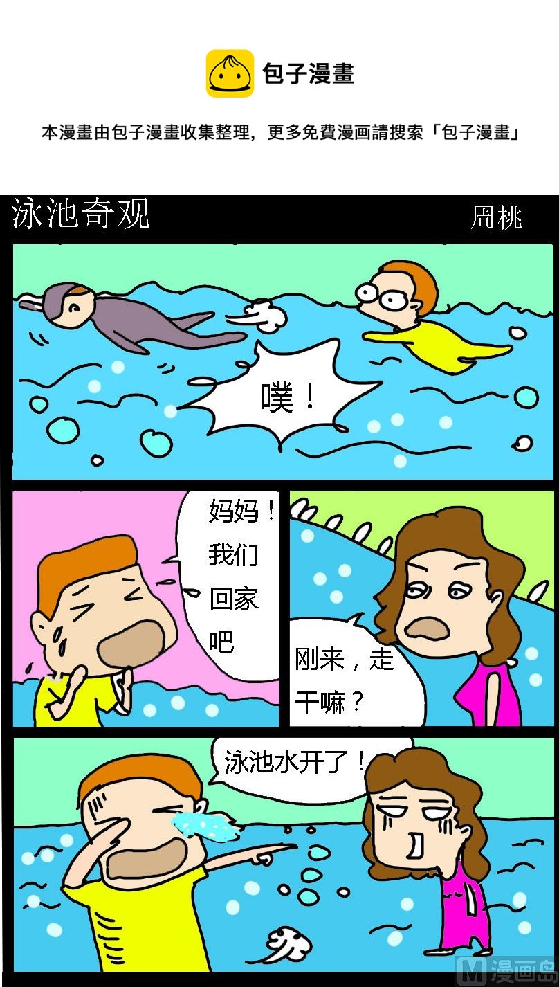 《肥仔故事1》第089话 泳池奇观 第1页