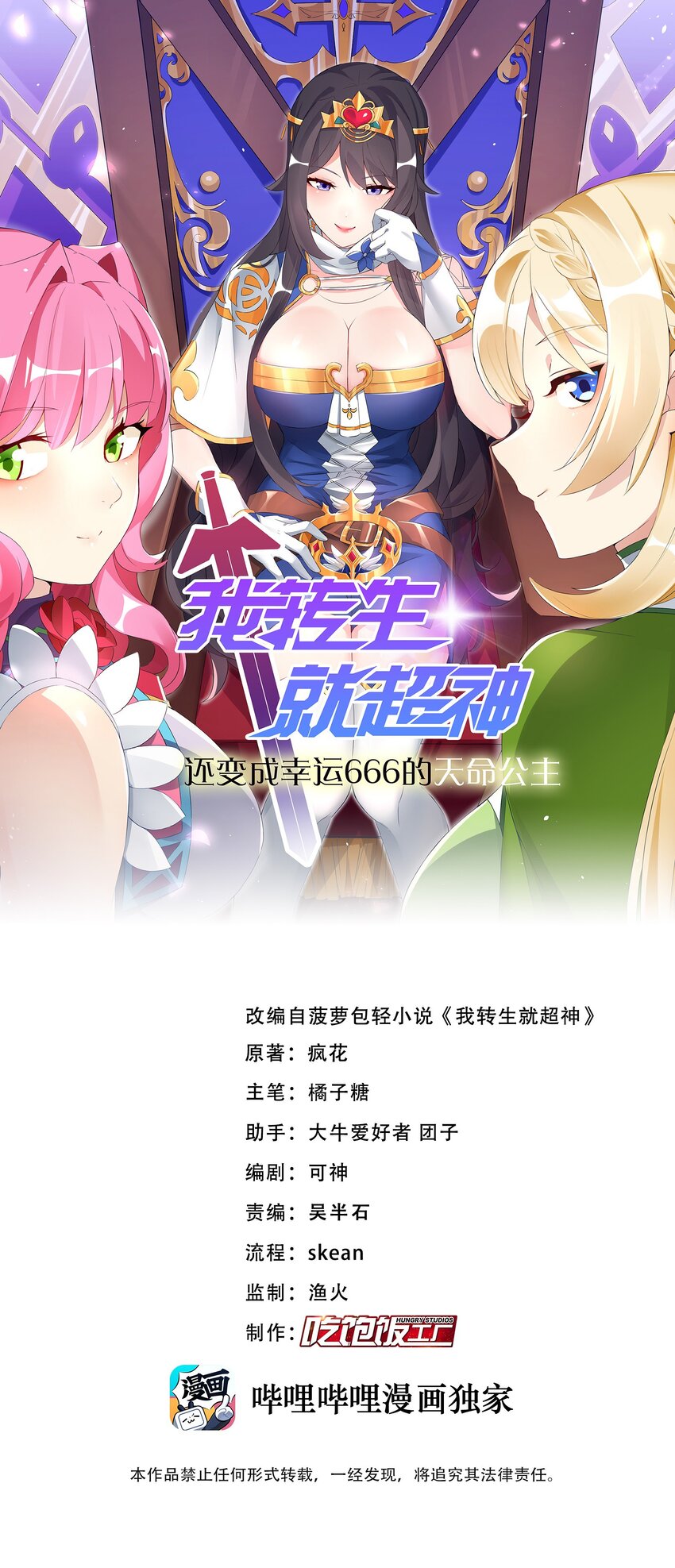 《我转生就超神，还变成幸运666的天命公主》53 我没有输 第1页