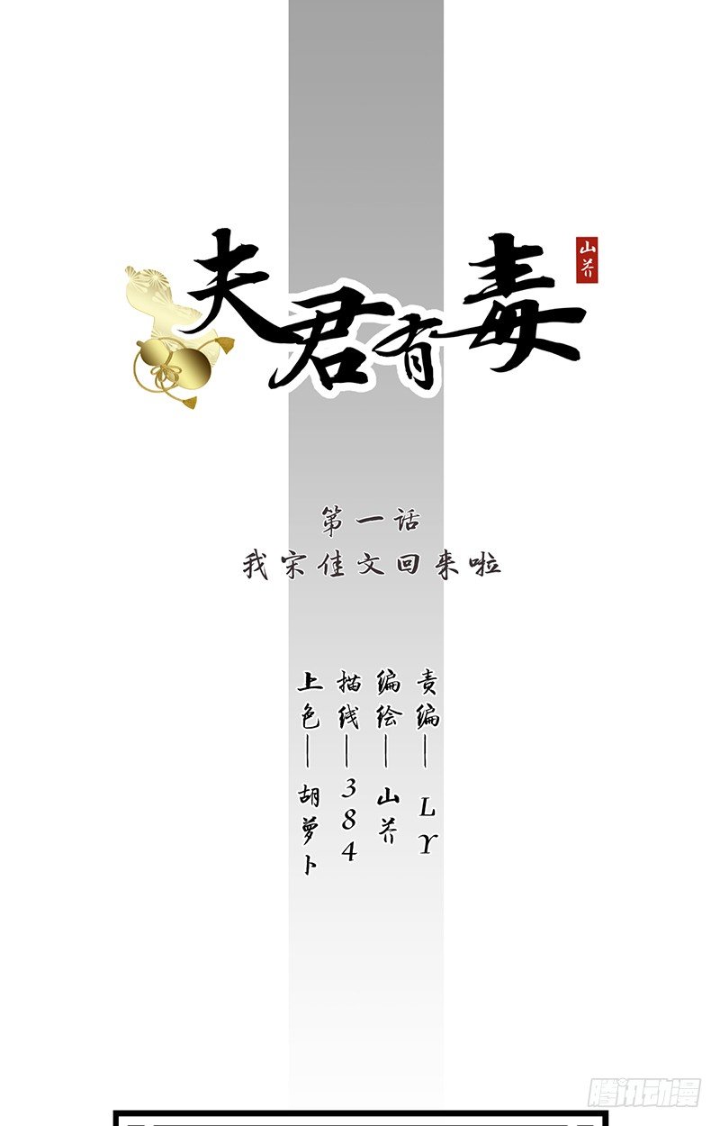 《夫君有毒》第一章 我宋佳文回来啦 第1页