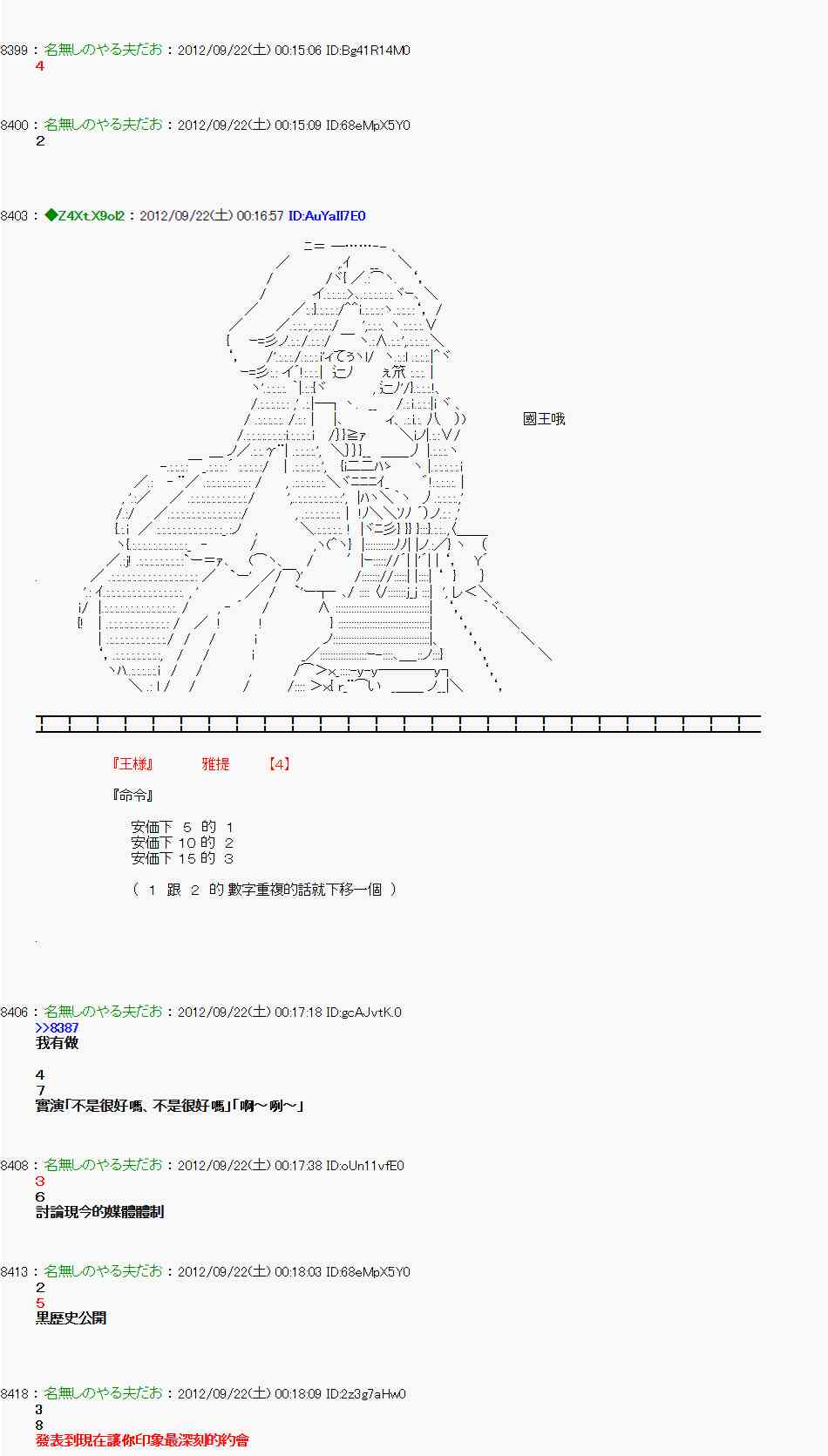 《亚鲁欧“来玩国王游戏吧！！”》74话 第18页