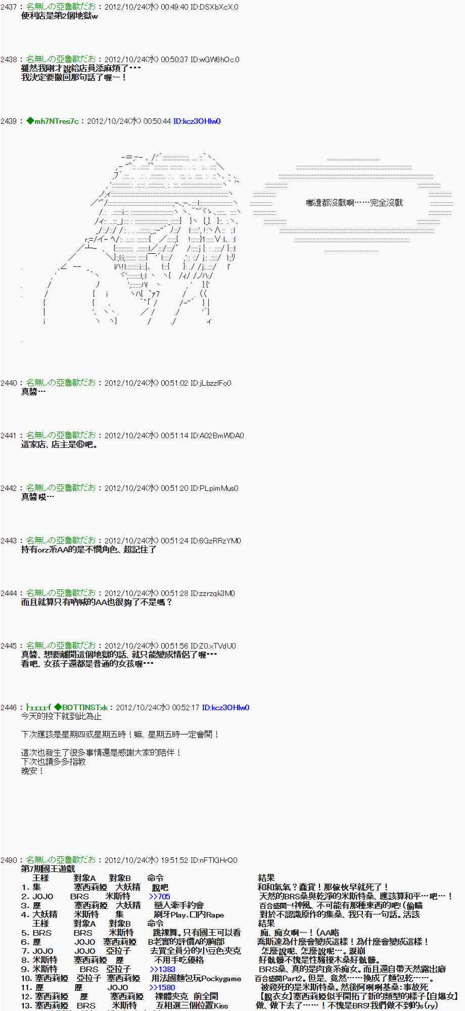 《亚鲁欧“来玩国王游戏吧！！”》130话 第31页