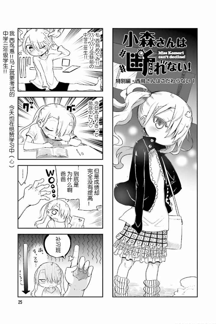《小森拒不了！》第33话 第1页
