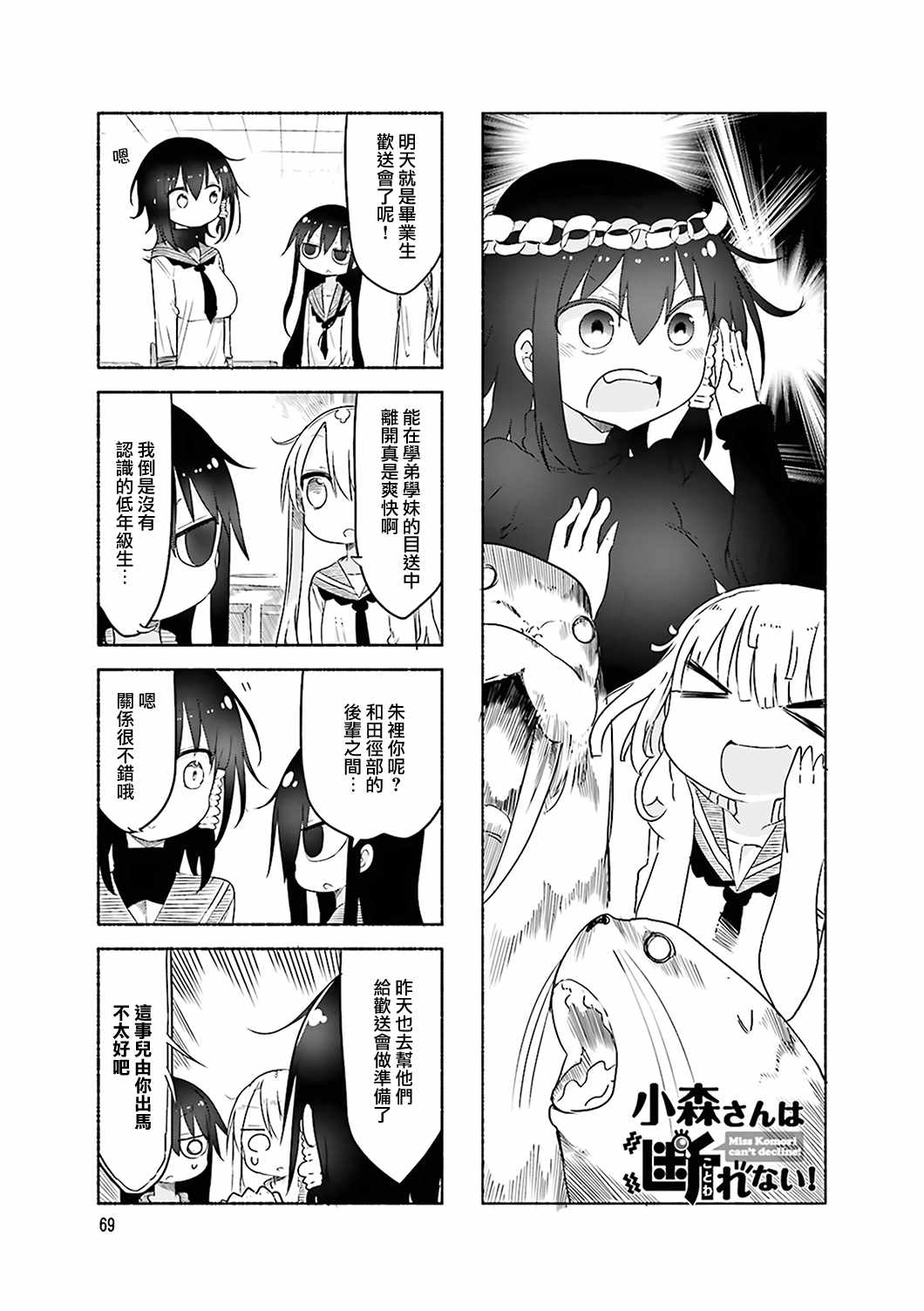 《小森拒不了！》第52话 第1页