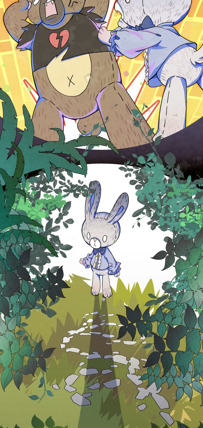 《VR聊天室无法下线》016 从前有一只善良的兔兔 第6页