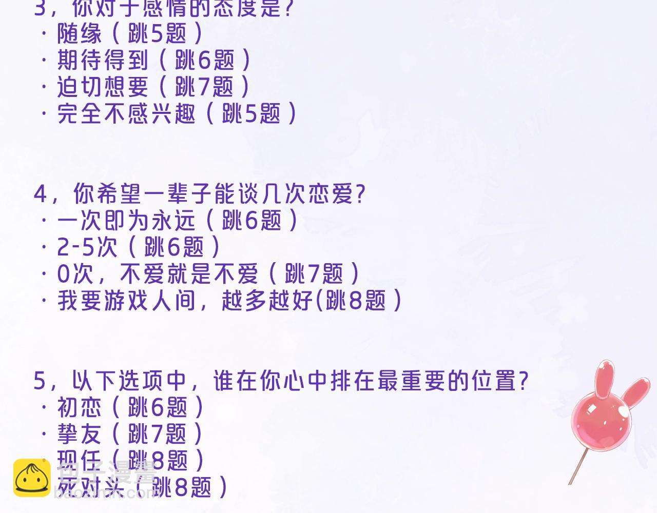 《偷偷藏不住-热播剧同名漫画》第8期【互动】测测你的恋爱观像谁 第3页