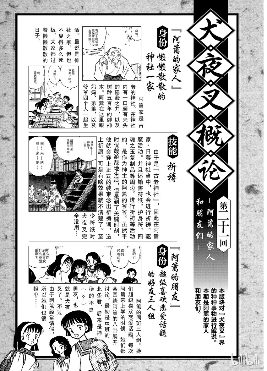 《犭夜叉（WIDE版）》后记21 犭夜叉概论 阿篱的家人和朋友们 第1页