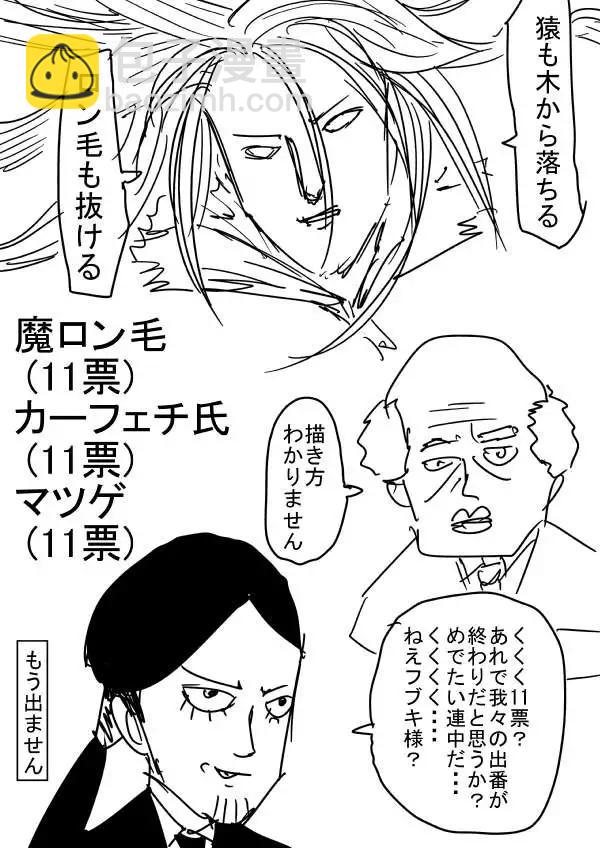《一拳超人原作版》第二次人气投票 第11页