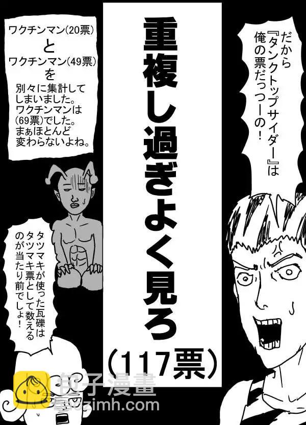 《一拳超人原作版》第二次人气投票 第48页