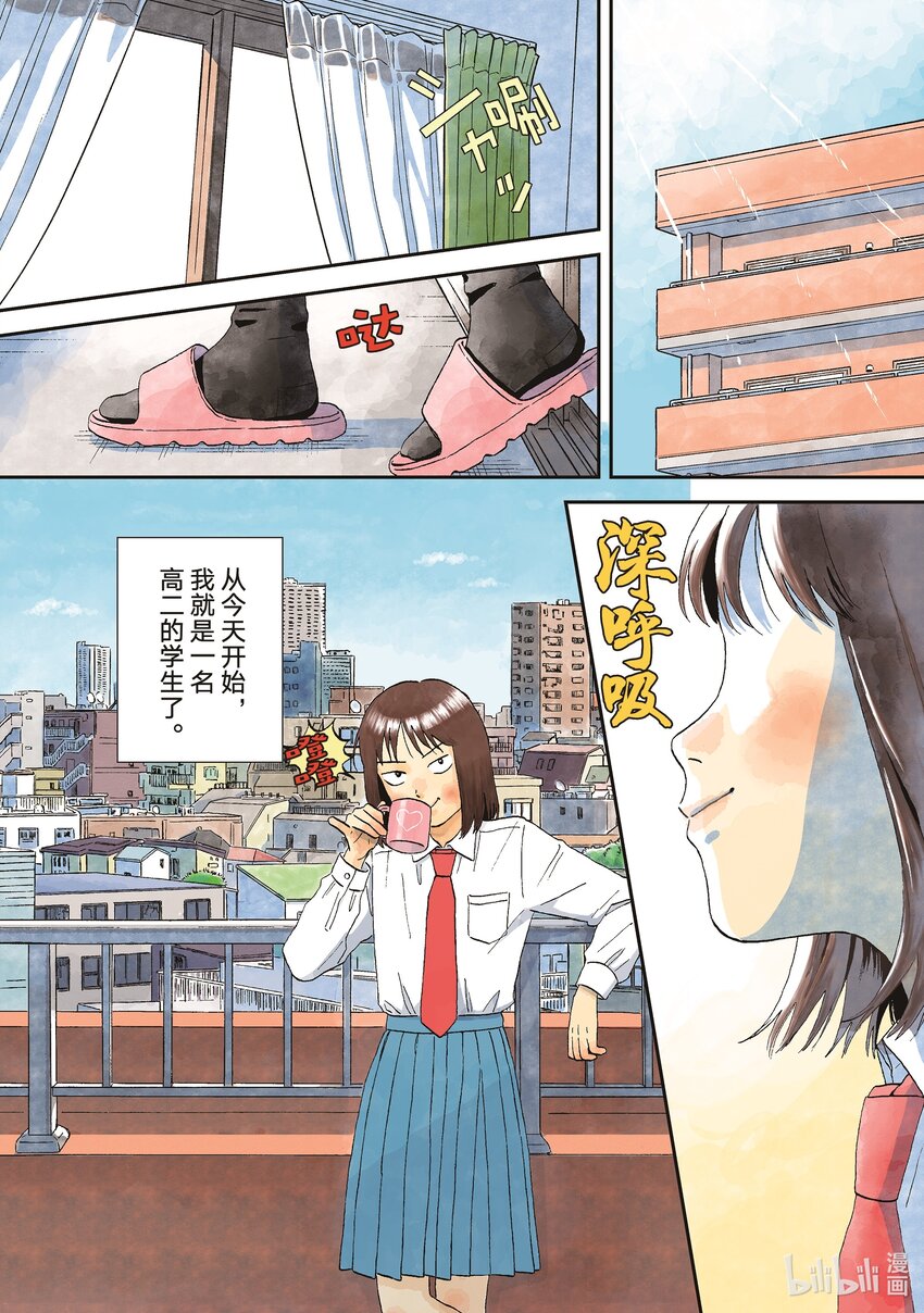 《跳跃和乐福鞋》scene36 容光焕发的高二学生 第1页