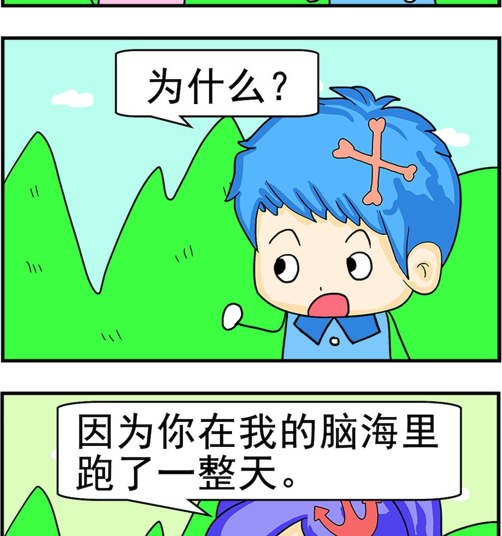 《呆萌配腹黑1》第001话 脑子太小 第2页