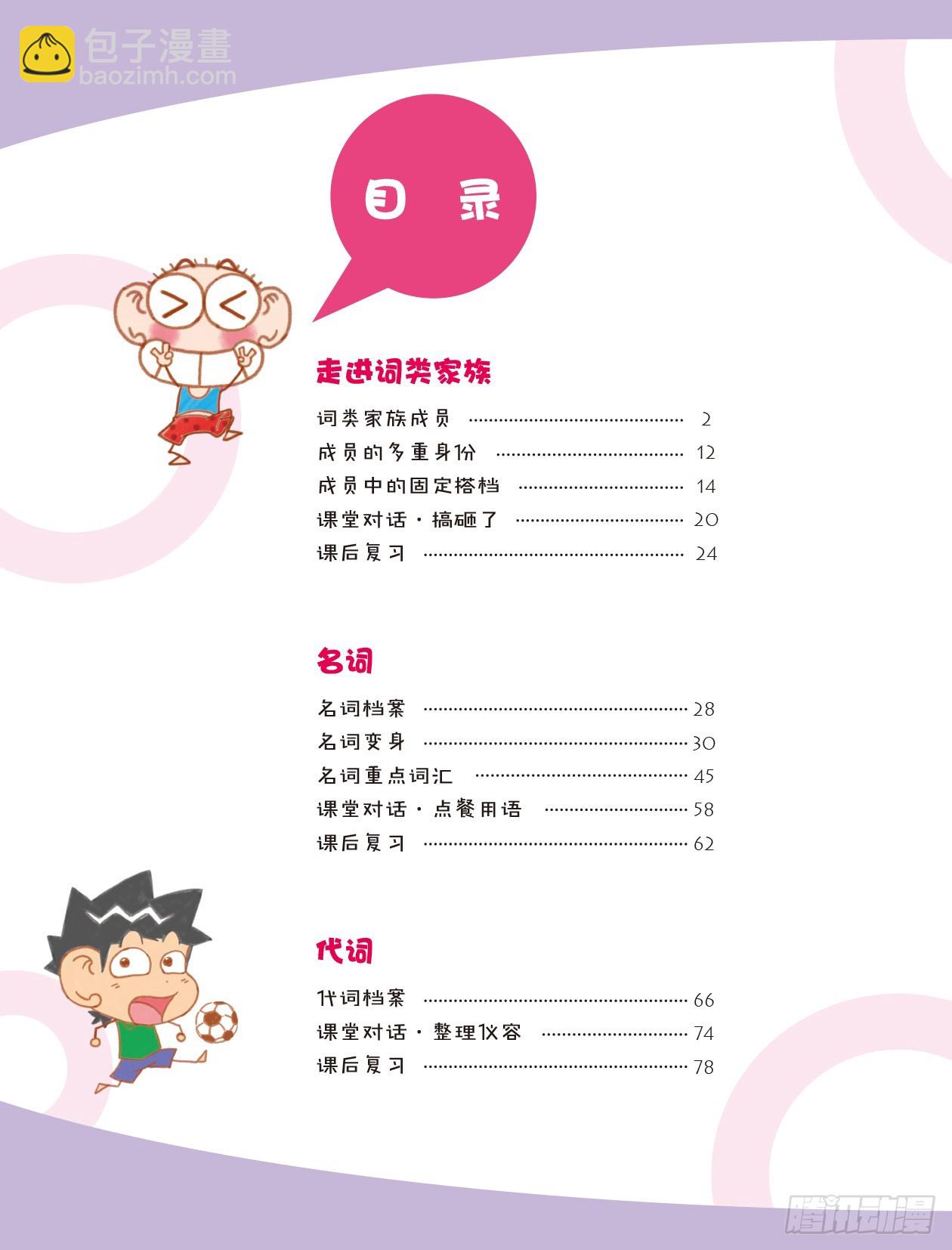 《爆笑校园大课堂-漫话英语》00《词类全透视1》序章 第6页