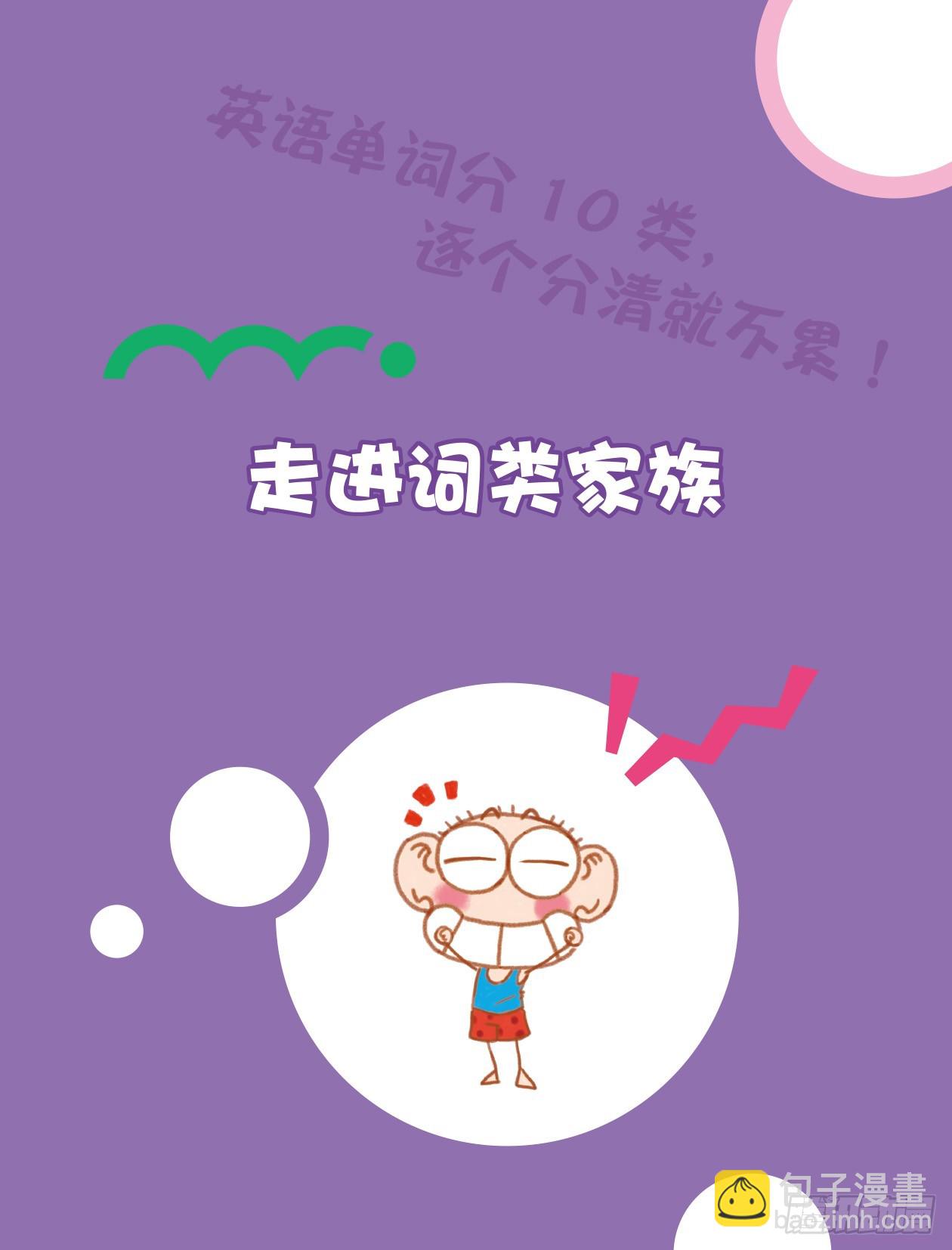 《爆笑校园大课堂-漫话英语》01 走进词类家族（1） 第2页