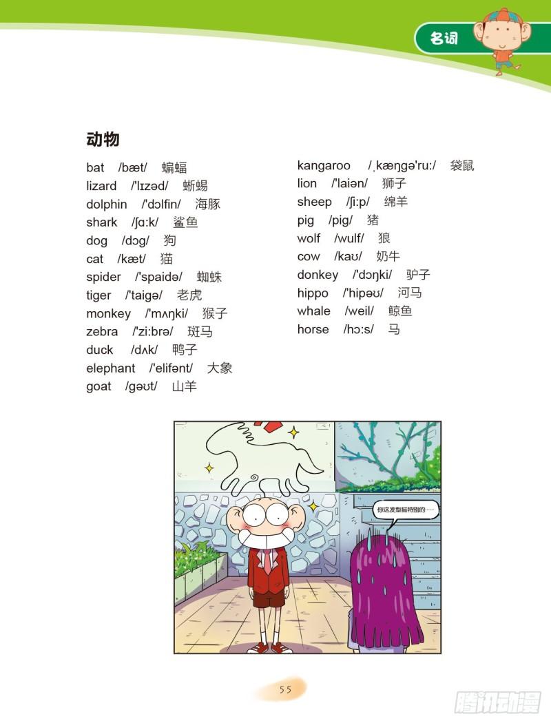 《爆笑校园大课堂-漫话英语》09 名词（5） 第4页