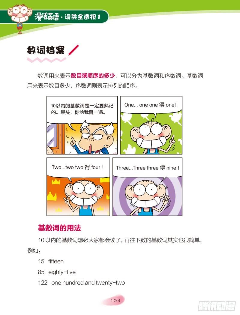 《爆笑校园大课堂-漫话英语》16 数词（1） 第2页