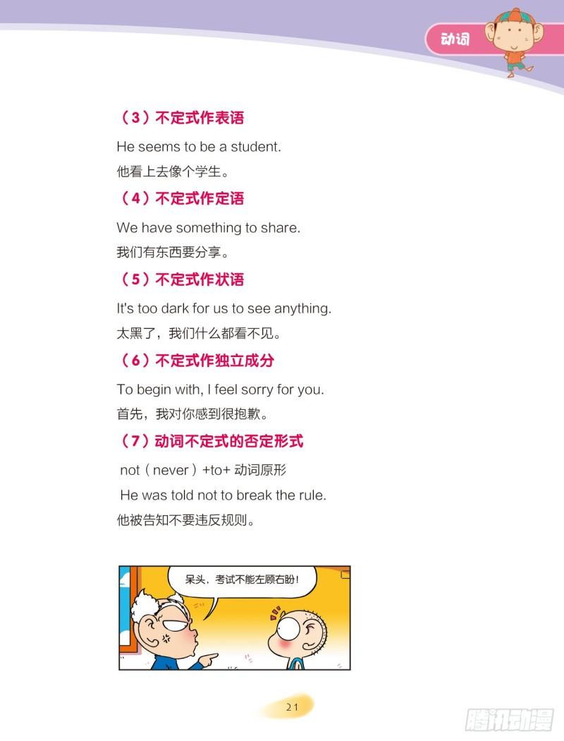 《爆笑校园大课堂-漫话英语》25 动词（4） 第2页