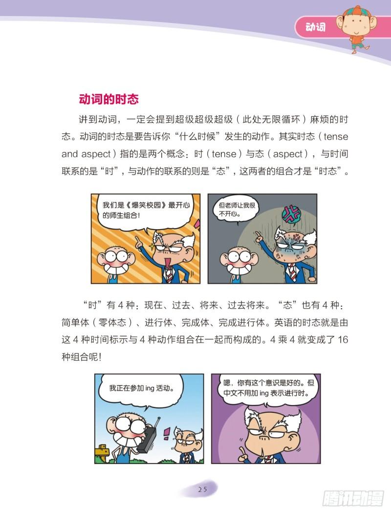 《爆笑校园大课堂-漫话英语》25 动词（4） 第6页