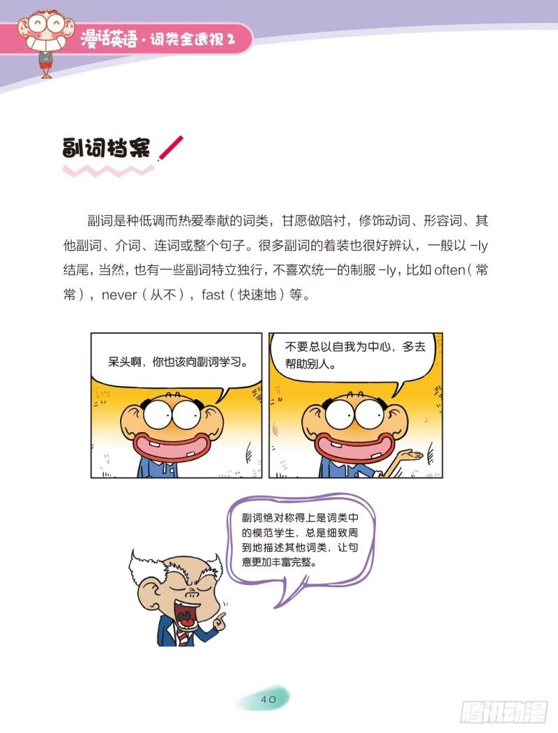 《爆笑校园大课堂-漫话英语》28 副词（1） 第2页